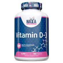 Витамин D3 HAYA LABS  4000 IU, 100 Tabs