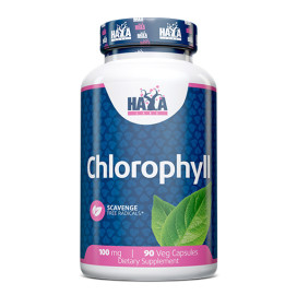 Хлорофил HAYA LABS Chlorophyll 100mg, 90 Vcaps width=