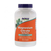 Магнезиев цитрат NOW Magnesium Citrate, 180 Softgels