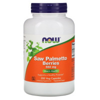 Сао палмето NOW Saw Palmetto Berries 550 mg, 250 VCaps