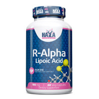 Липоева киселин HAYA LABS R-Alpha Lipoic Acid, 60 Vcaps