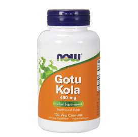 Готу кола NOW Gotu Kola 450 mg, 100 капс. width=