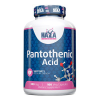 Витамин B5 HAYA LABS Pantothenic Acid 500 mg, 100 Vcaps