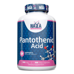Витамин B5 HAYA LABS Pantothenic Acid 500 mg, 100 Vcaps