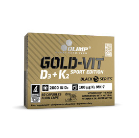 Витамини OLIMP Gold-Vit D3 + K2 Sport Edition, 60 капс. width=