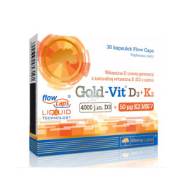 Витамин OLIMP Gold-Vit D3 4000 IU+K2 50mcg, 30 капс. width=