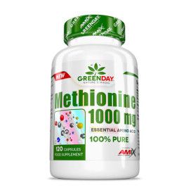 Аминокиселина AMIX GreenDay METHIONINE 1000 mg,120 Caps. width=