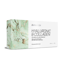 Витамини и минерали BIOTECH USA Hyaluronic & Collagen, 120 Caps