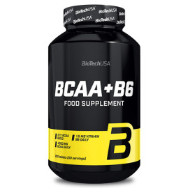 Аминокиселина BIOTECH USA BCAA + B6, 200 Tabs. width=