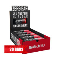 Протеинов бар BIOTECH USA Zero, 20x50g.