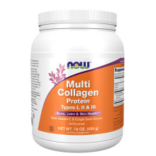 Колагенов протеин NOW Multi Collagen Protein Types, 454гр