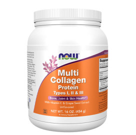 Колагенов протеин NOW Multi Collagen Protein Types, 454гр width=