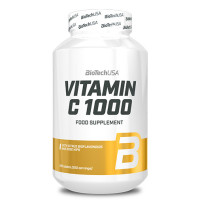 Витамин C 1000mg BIOTECH USA Bioflavonoids, 250 Tabs.