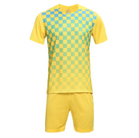 Екип за футбол, волейбол и хандбал, детски - жълт със зелено width=