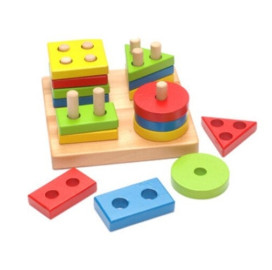 Форми и цветове комплект дървен width=