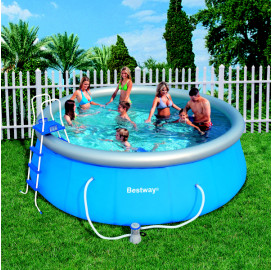Басейн BESTWAY XXL Fast 457 x 122 комплект с филтрация width=