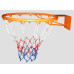 Мрежа за баскетболен кош, трицветна, чифт width=