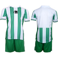 Екип за футбол, волейбол и хандбал - зелено и бяло