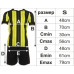Екип за футбол, волейбол и хандбал - жълто и черно width=
