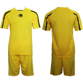 Екип за футбол, волейбол и хандбал - жълто и черно width=