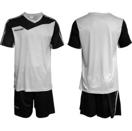 Екип за футбол, волейбол и хандбал - бяло и черно width=