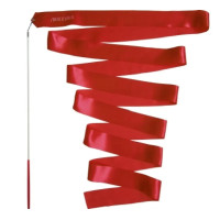 Лента за художествена гимнастика 4 м, червена