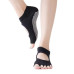 Чорапи за йога с отворени пръсти. тъмно лилави width=