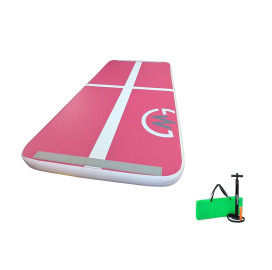 Постелка MASTER 200x100x10см, розово-бяла, надуваема width=