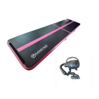 Постелка MASTER 400x100x10см, черно-розова, надуваема