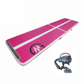 Постелка MASTER 400x100x10см, розово-бяла, надуваема width=