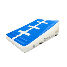 Постелка за наклон MASTERJUMP 180 x 120 x 20-65 см, синьо - бяло