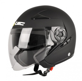 Каска за скутер NK-617 - черен мат width=