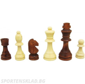 Фигури за шах дървени 5-10.5см width=
