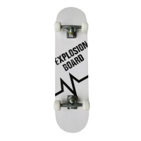 Скейтборд MASTER Explosion Board - бял, 78х20см