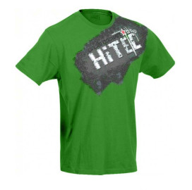 Мъжка спортна тениска Hi-Tec Rojvol - зелен width=