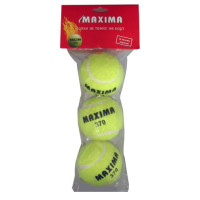 Топки за тенис на корт Maxima, 3 броя