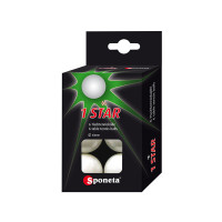 Топчета за тенис на маса SPONETA 1 STAR, 6 бр