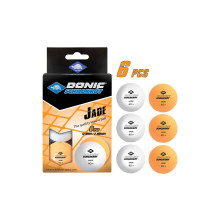 Топчета за тенис маса DONIC-SCHILDKROT Jade Poly 40+, 6 бр.