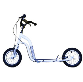 Тротинетка Скутер MASTER 12, бяла width=