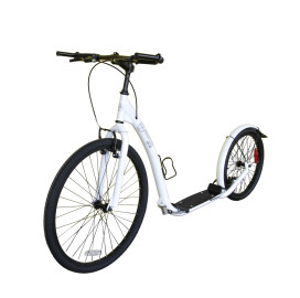 Тротинетка Скутер MASTER 26-20, бяла width=