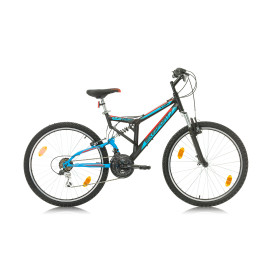 Велосипед Bikesport PARALAX 24", 390 мм, черно-син width=