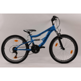 Велосипед Leader MTB No limite 24" Steel, 330 мм, син width=