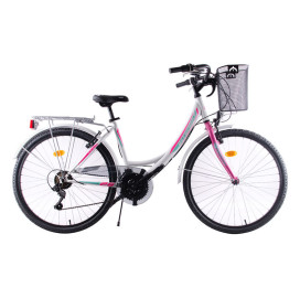 Велосипед Interbike CARISMA 26", 430 мм, Бял width=