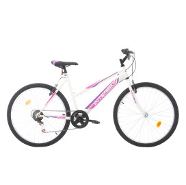 Велосипед Bikesport ADVENTURE LADY 26", 483 мм, бяло-розов width=