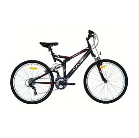 Велосипед Cross Montana X3, 26", V-Brake, 460 мм, черно-червен width=