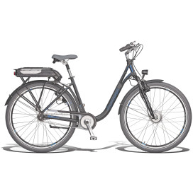 Електрически велосипед Cross Elegra 28", 550 мм, черен width=