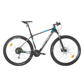 Велосипед Sprint ULTIMATE 29" Carbon, 381 мм, синьо-сив width=