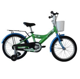 Детски велосипед Leader CTB Tarantula HF 18'', алуминиево зелено width=