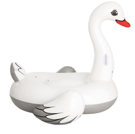 Надуваем дюшек BESTWAY Swan Rider 168 x 155 см width=