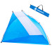 Палатка - сенник Springos, 220 x 115 см, плажна, синьо-сива width=